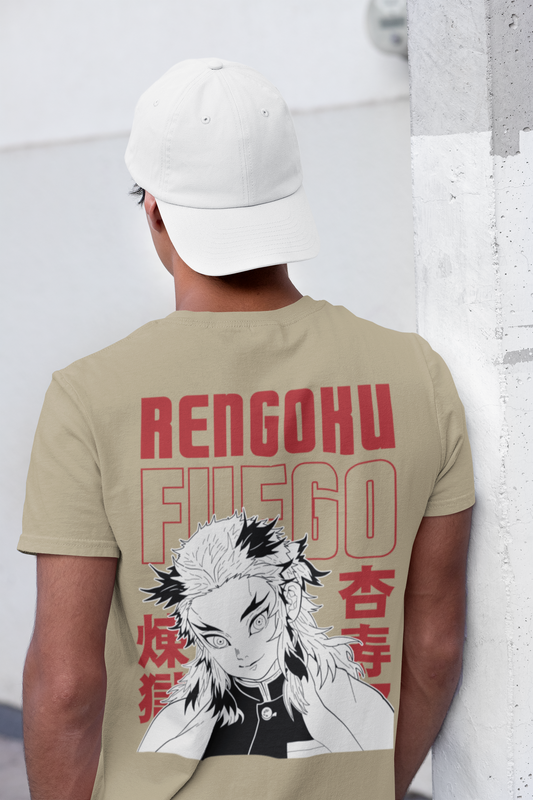 Kyojuro Rengoku Demon Slayer Regular Anime T-shirt