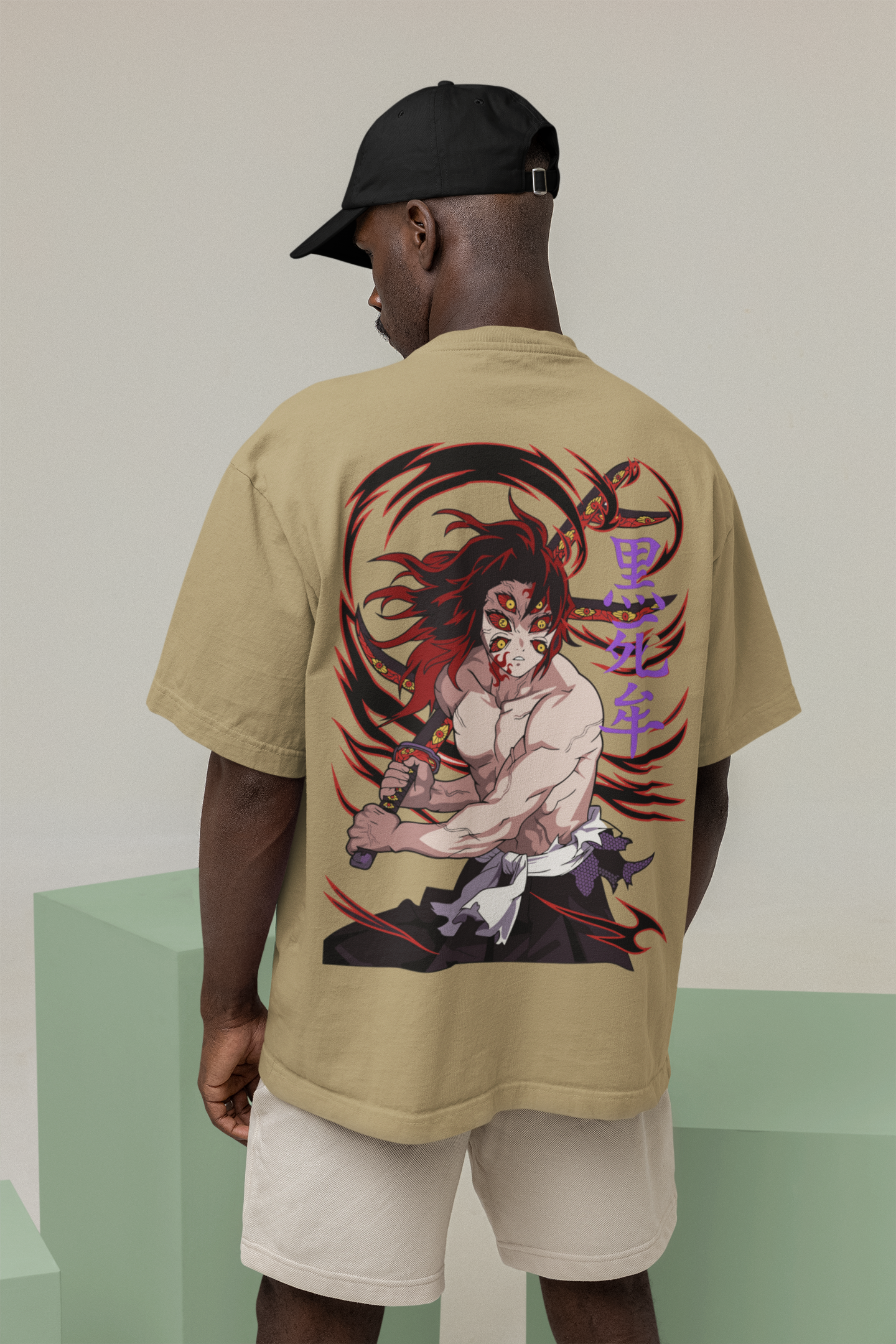 Kokushibo Demon slayer Oversized T-Shirts