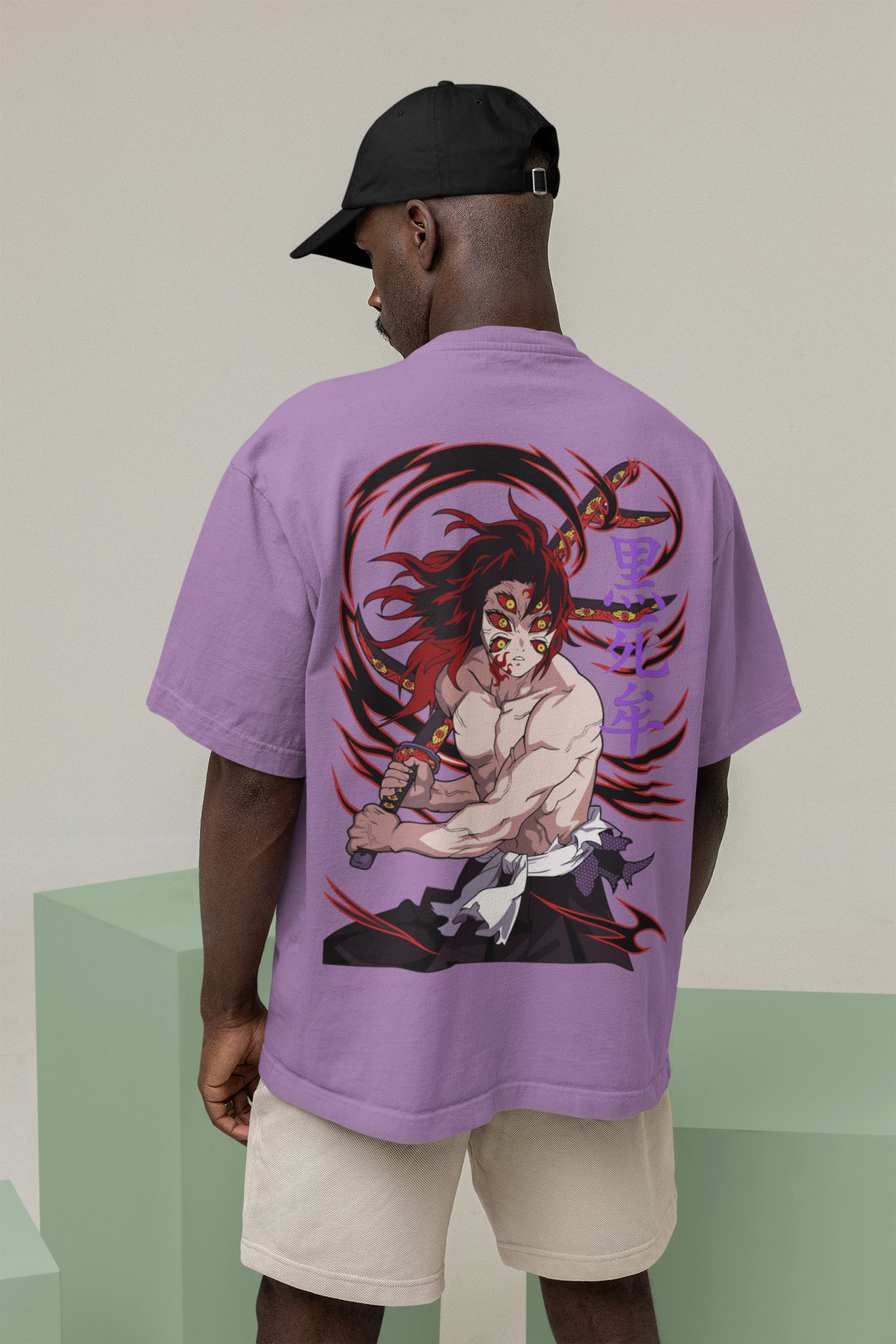 Kokushibo Demon slayer Oversized T-Shirts