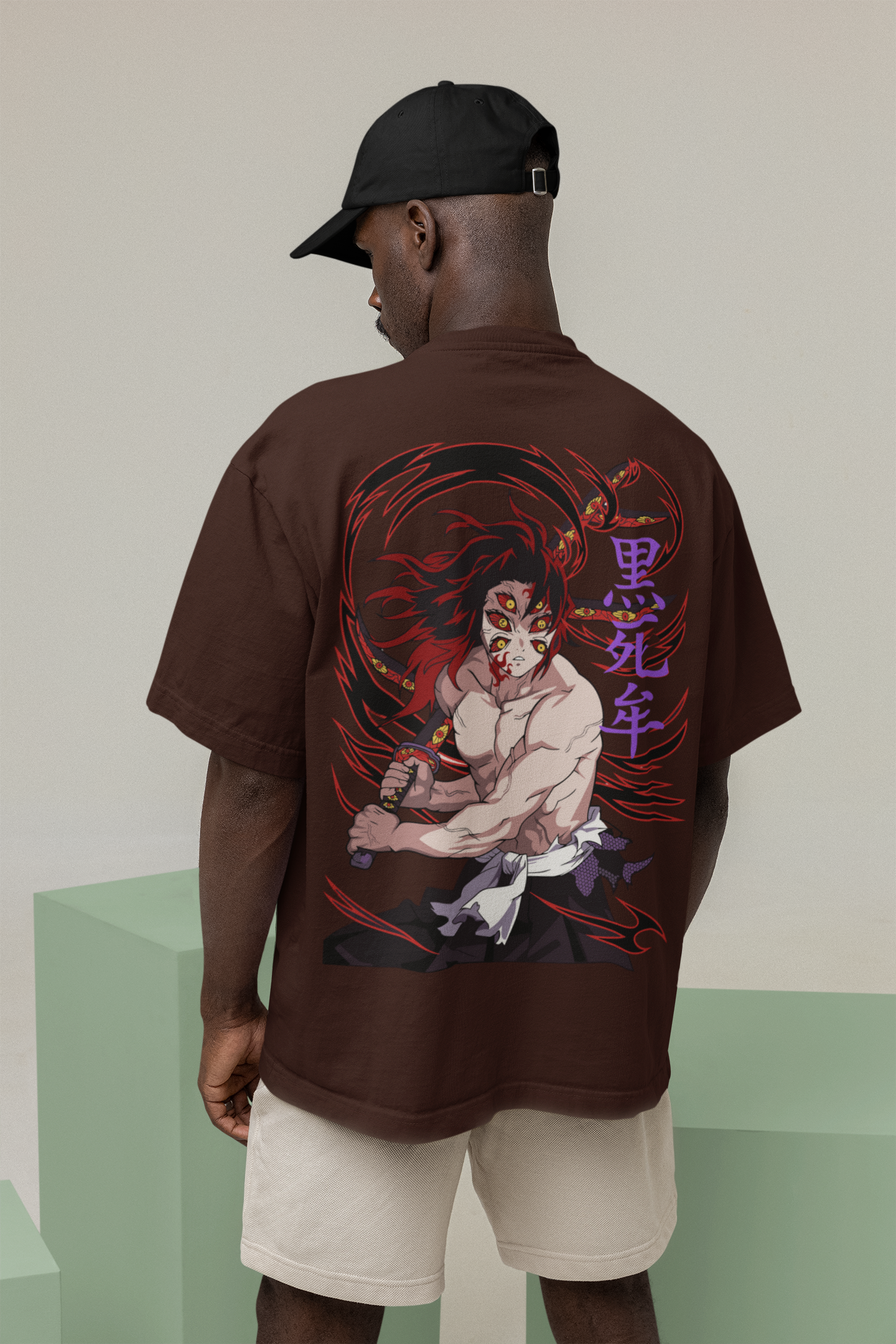 Kokushibo Demon slayer Oversized T-Shirts