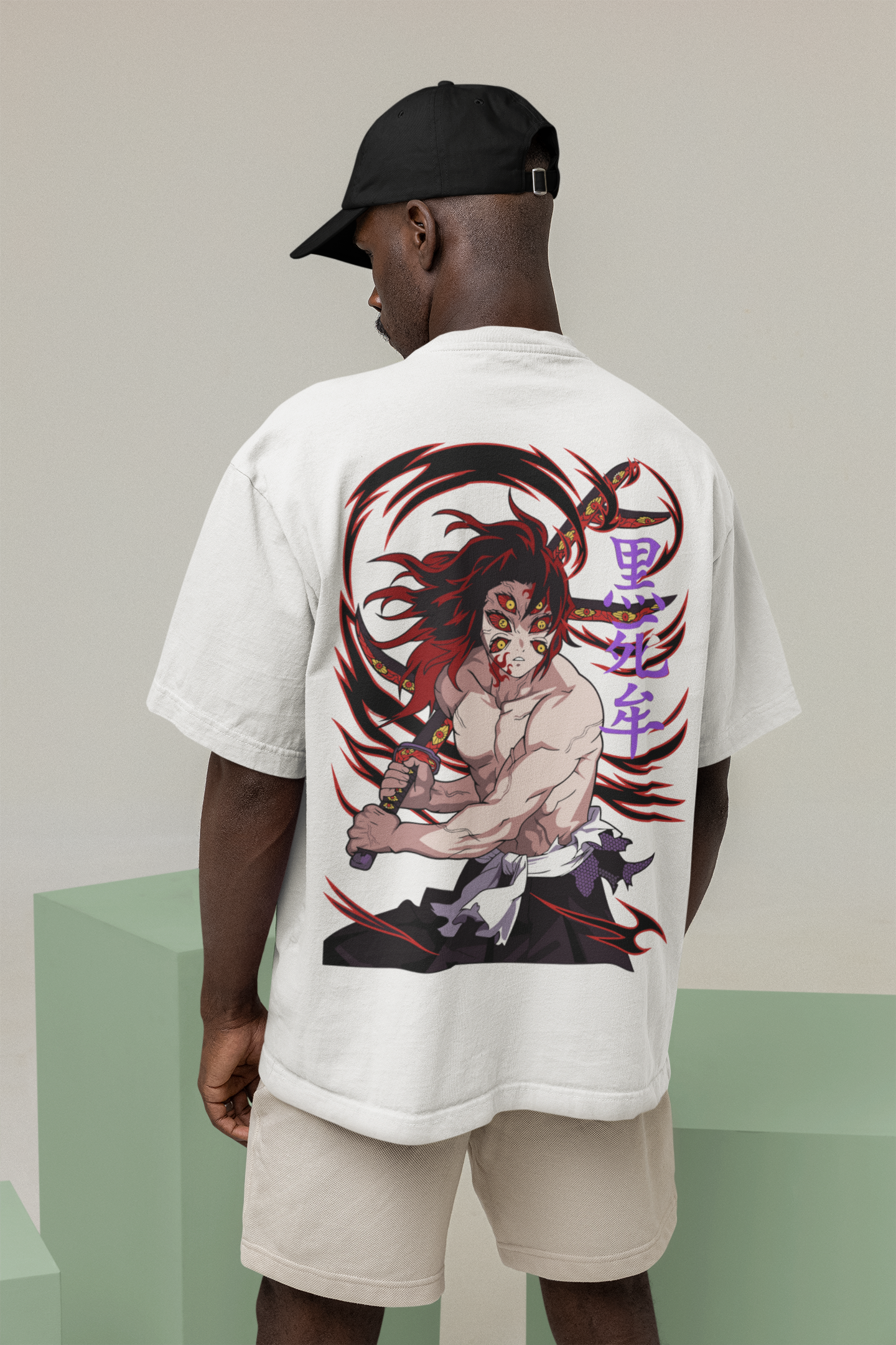 Kokushibo Demon slayer Oversized T-Shirts