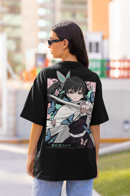 Kanae Kocho Demon Slayer Oversized T-Shirts