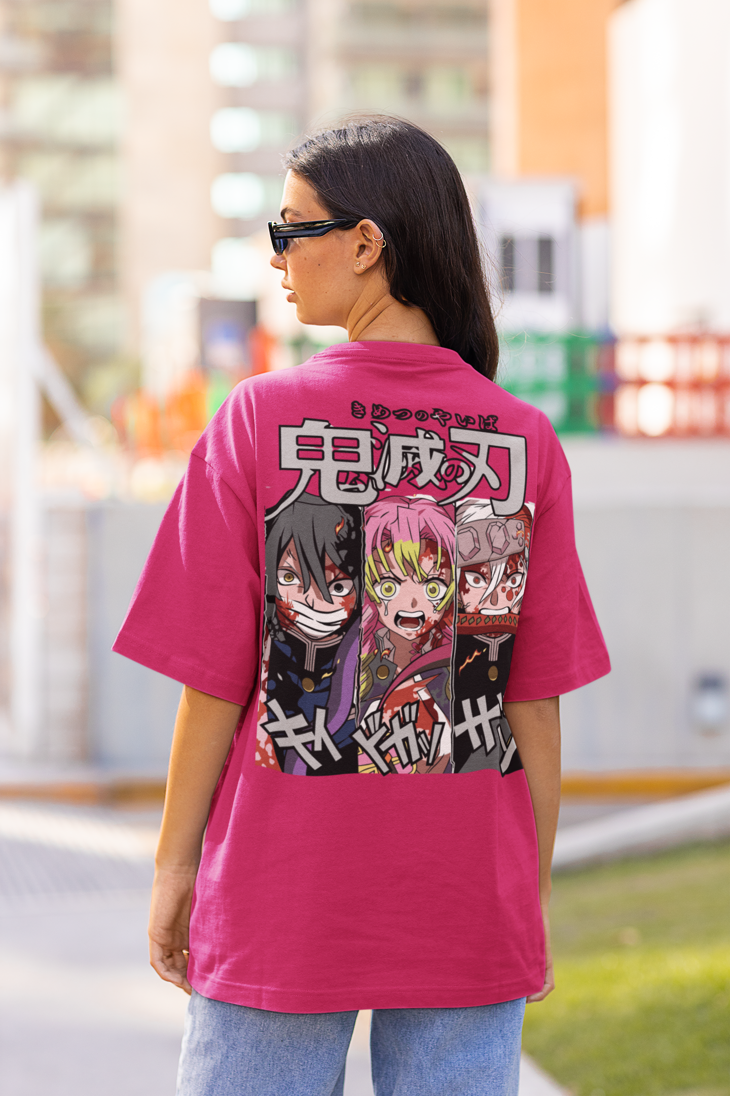 Demon Slayer Oversized Anime T-Shirts