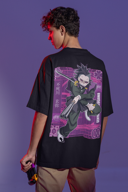 Genya Shinazugawa Demon slayer Oversized Anime T-shirt