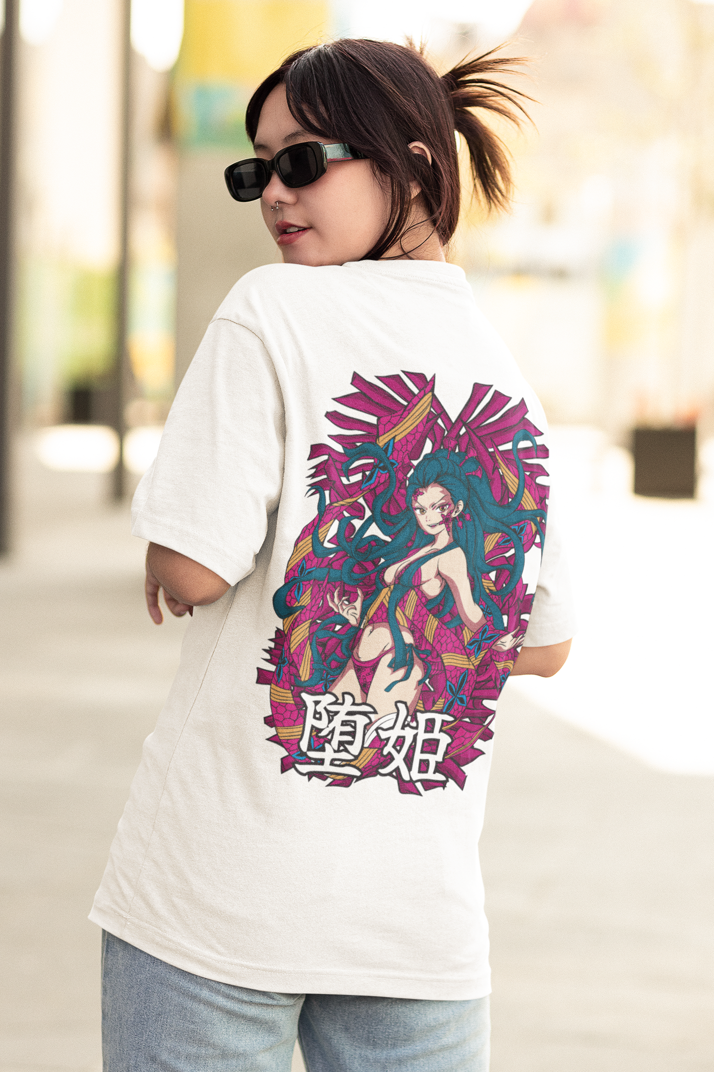 DAKI Demon Slayer Oversized Anime T-Shirts