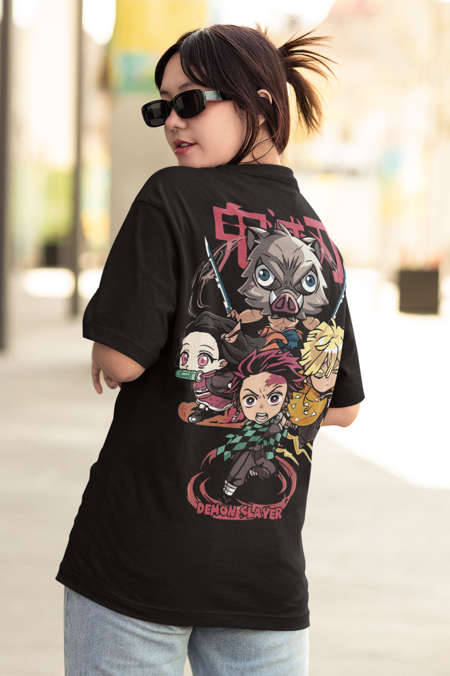 Demon slayer Oversized Anime T-Shirt