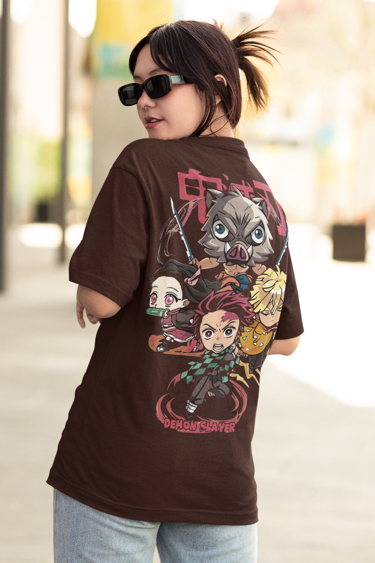 Demon slayer Oversized Anime T-Shirt