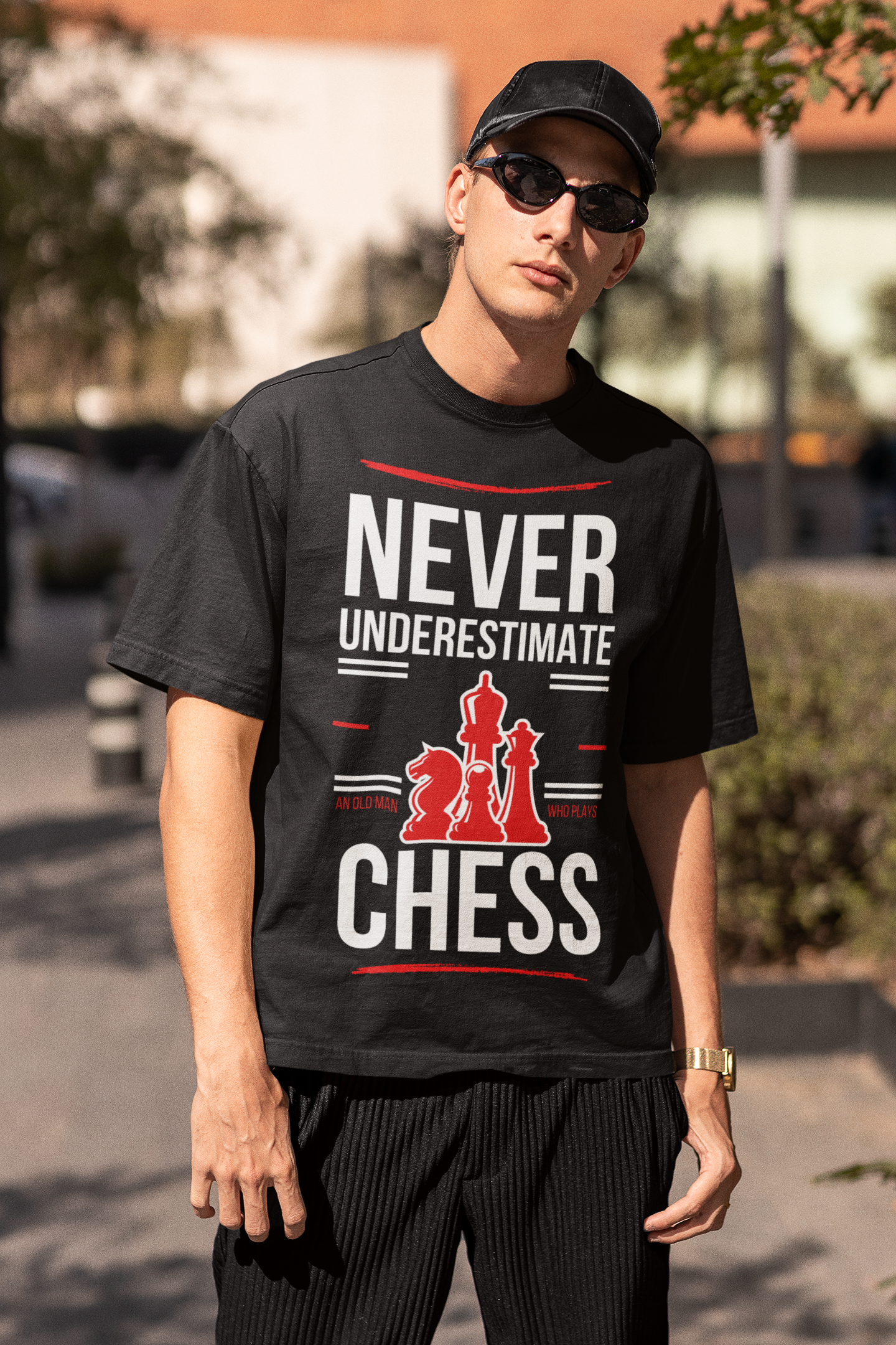 CHESS PLAYER Oversized T-Shirts