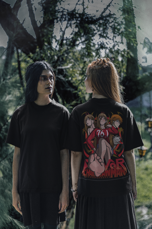 Chainsawman Anime Oversized T-Shirts